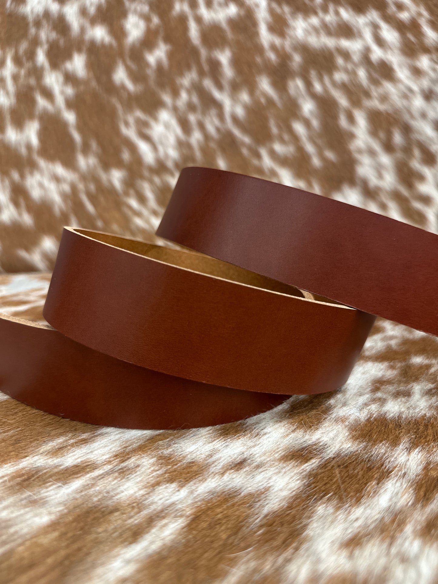 medium brown leather strap